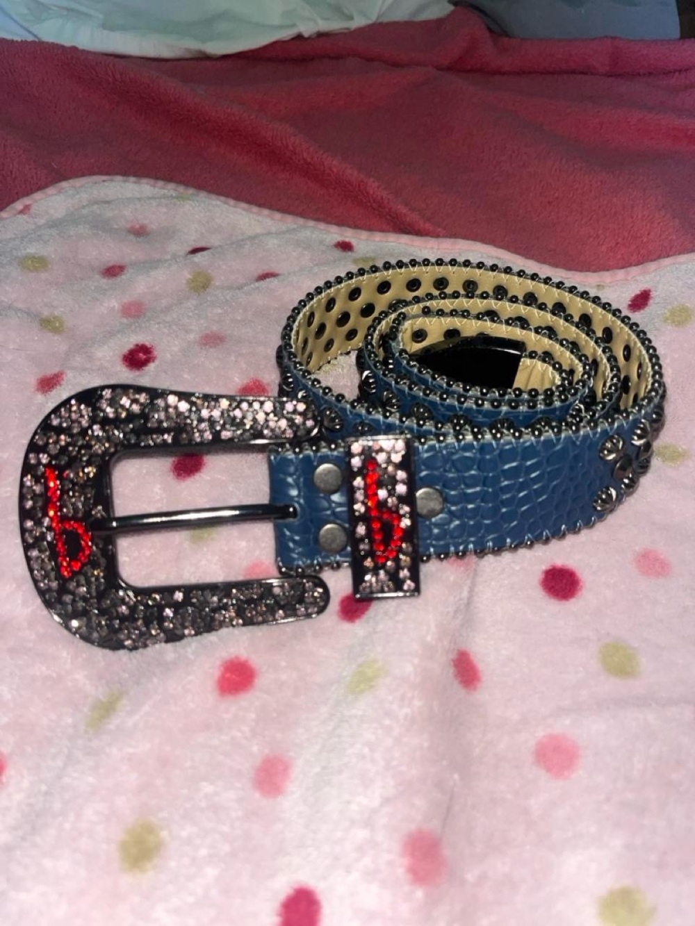 BB SIMON Triple 'b' Safa Blue Belt
